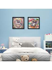Diamond Painting Frame, Transparent High-Definition Film Frame, Flip-Cover Design For Easy Artwork Replacement, Desktop And Wall Mount, Home Decor Artwork Display - Multicolor - View 4