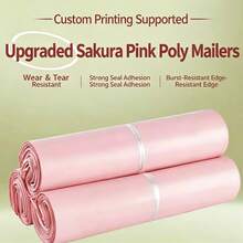 10/20/30 Paquete de Bolsas de Envío Resistentes e Impermeables de Color Rosa Claro, Bolsas Multiusos Fáciles para la Escuela, Oficina, Envío y Correo, Artículos Esenciales para el Regreso a Clases, Bolsas de Embalaje para Regalos del Día de la Madre, Bolsas de Regalo del Día de la Madre, Adecuadas para Regalos del Día de la Madre - Varios estilos - Ver 4