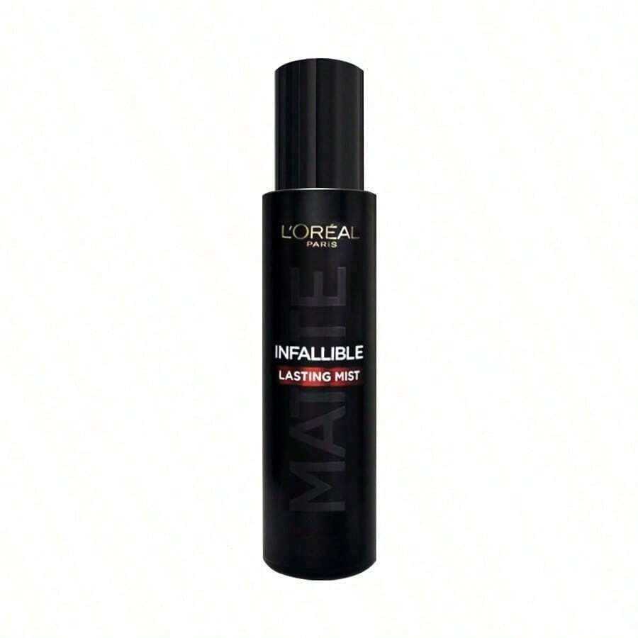L'Oreal 巴黎欧莱雅持久定妆喷雾,100毫升/3.38盎司 | 持久哑光妆效 | 保湿配方,令肌肤保持水润柔滑 | 舒缓镇静,适合全天持妆 | 锁住妆容,不干燥不卡粉 | 适合所有肤质,包括油性及敏感性肌肤 | 打造光滑无油光的妆容,适合日常使用、特殊场合或补妆 - Lasting Mist - 100ml - 查看 1