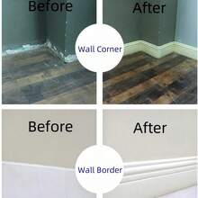 1pc Soft Skirting Board Self-Adhesive Wall Sticker Wall Corner Floor Line Renovation Ugly Decoration Strip, Home Decor, Spring Decorations, Home Refresh, Ramadan Decor Sticker Gift - Multicolor - View 6