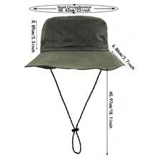 2 Paket Topi Ember Tahan Air Musim Semi/Panas, Topi Hiking Luar Ruangan, Tas Penyimpanan Lipat, Tipis, Cepat Kering, Dengan Tali Tahan Angin yang Dapat Diatur, Topi Ember Unisex, Topi Pelindung Matahari, Cocok Untuk Aktivitas Luar Ruangan, Hiking, Panjat Tebing, Memancing, Berburu, Perjalanan, Golf - Topi nelayan - View 3