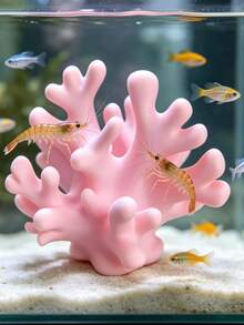 人造珊瑚水族裝飾品，梳妝台桌面裝飾魚缸造景，小型淡水熱帶魚躲藏遮蔽處，適用於蝦與鬥魚 - 歡樂水族 - 查看 6