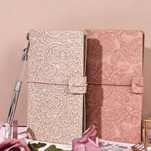 1pc Color-Changing Leather A6 Travel Journal - High-Value Vintage Notebook For Hand-Writing - New Arrival - View 1