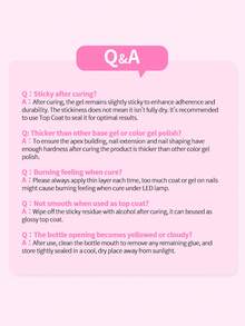 BORN PRETTY 3Pcs 15ml 6‑In‑1 Nail Gel Glue For False Nail Tips, UV‑Cured Soak‑Off Multi‑Use Gel For Base, Extension, Surface Reinforcing, Watercolor Effects & Top Finish, Beginner‑Friendly Manicure Kit - Clear - View 8