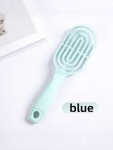 1pc Long Handle Women's Comb, Anti-Static, Wet & Dry Use, Volumizing Massage Comb, Curly Hair Comb, Styling Comb, Home Use - Multicolor - View 9