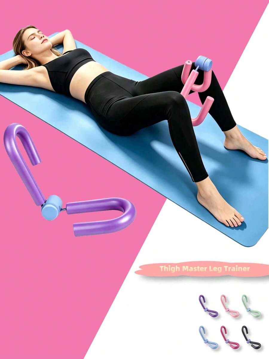 1-2 Pcs Leg & Pelvic Floor Trainer, Thigh Trimmer For Leg Slimming And Muscle Training. Compact & Easy Storage, Compatible With Yoga Mats. Great For Women And Yoga Enthusiasts, Suitable For Home, Gym And Dorm Use. - A - View 1