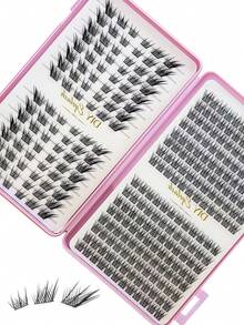 32-Row Double Box Large Capacity Segmented Cluster False Eyelashes, 3D Fluffy Single Cluster Eyelash Extensions, DIY Self-Application Thick Eyelashes For Home Makeup Beginners - View 5
