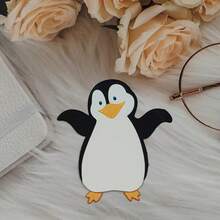 1pc Cute Penguin Metal Cutting Die, Suitable For DIY Scrapbook Decoration Embossing Die, Greeting Card Making Template, Applicable For Photo Album Card Making, Handmade Card Tools. - Penguin - View 5