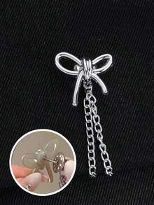 1/3/5pcs Multi-Functional Plastic & Metal Clothing And Trouser Leg Clips, Star-Shaped, Heart-Shaped, And Bow-Knot Faux Pearl Design, Non-Slip Pant Length Adjuster, Prevents Trouser Legs From Dragging On The Ground, Suitable For Jeans, - Multicolor - View 13