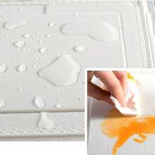 11/31/51pcs Self-Adhesive 3D Textured Wallpaper, Bedroom Ceiling Living Room TV Background Wall Decor Stickers - Square - View 4