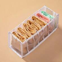 5pcs Fabric Drawer Dividers Storage Organizer Boxes, Multi-Compartment Storage Bins, Suitable For Baby Socks, Underwear And Nursery Small Items - Multicolor - View 22