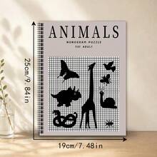 Nonogram Puzzles Logic Picture Book, Suitable For All Ages, Spiral Bound For Easy Page Turning, Detachable Inner Pages, Includes Various Difficulty Levels Of Nonogram Sudoku Games, Relaxing And Stress-Relieving, Multiple Styles Available (Pen Not Included) - 1 Piece - View 15