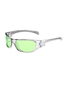 Green Design Fashion Glasses - Green - View 3