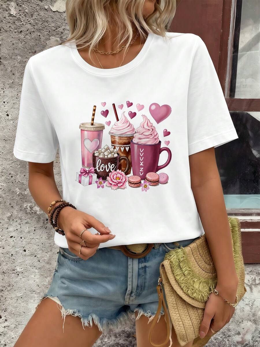Women T-Shirts - White - View 1