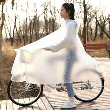 Women's Portable Outdoor Rain Poncho, Large Size Thickened Cycling Rain Poncho, Double Brim Design, Durable And Reusable, Suitable For Hiking, Climbing, Travel, Fits Adults And Students - Multicolor - View 6