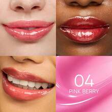 SKINTIFIC Glossy Lip Serum, Melembapkan dan Mengencangkan Bibir (10U Toast Brick) - 04 Buah Berry Merah Muda - View 3