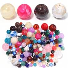 8-20mm Acrylic Dual-Color Gradient Cloud Beads, Dreamy Tie Dye Effect, DIY Handmade Beaded Bracelet, Necklace, Earrings, Jewelry Accessories Materials, Crafts, Clothing, Bags, Pendants, Car Charms, Keychains, Phone Chain Making Accessories - Random Color Mixing - View 5