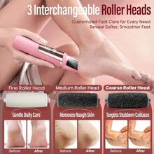 Electric Foot Callus Remover, Rechargeable Electric Foot File And Nail File, With LED Digital Display, 2-In-1 Professional Pedicure Set Manicure Set, For Dry Cracked Foot Callus And Hard Skin Removal, Care For Soft And Beautiful Feet - Multicolor - View 6