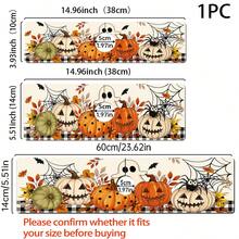 1pc Halloween Faucet Mat, Create Holiday Atmosphere, Bathroom Faucet Splash Guard, Waterproof Non-Slip Faucet Mat, Kitchen Countertop Accessory, Kitchen Dining Table Accessory, Sink, Moisture-Proof Absorbent Mat, Absorbent Draining Mat, Pumpkin Pattern, Multi-Functional Absorbent Non-Slip Mat - Multicolor - View 6