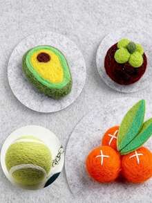 Needle Felting Poked Pad ,Wool Felt Workplace Wear-Resistant Mat, Cushion Wool Felting Handmade Craft Accessories Tool,Multiple Sizes - Multicolor - View 5