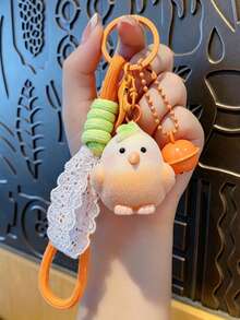 Cute Bird Shaped Keychain, Bag Charm, Car Key Chain, Phone Accessory Pendant - Multicolor - View 6