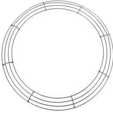 Metal Wire Wreath Frame, Used For Making Wreath Base, Round Shape Suitable For Hanging Flowers, Wedding, Spring Decoration, Door Decor DIY Craft Material - 0 - View 12
