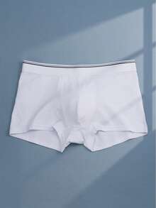 Norcotton Paquete de 5 Calzoncillos Boxer para Hombre Talla Grande, 95% Cómodos de Cintura Media - Blanco - Ver 2