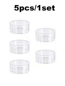 5/1pc Silicone Candle Holder With Non-Slip Base, Anti-Drip Guard Ring, Candle Base Ring, Candle Protection Ring, Stabilizer Ring, Anti-Wax Splash, Flexible Desktop Stabilizer Ring, Suitable For Long Candles, Home, Christmas, Holiday Use - Multiple Styles - View 16