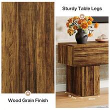 Tribesigns Television Stands & Entertainment Centers - Dark Brown - View 7