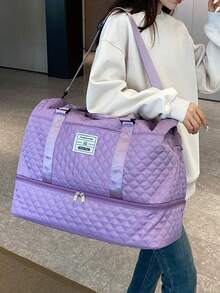 Foldable Travel Bags - Purple - View 1