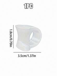 1 Pair Soft Toe Separators, Unisex Silicone Toe Spacers, Suitable For Night And Home Use, Cushioned Insoles, Hand Wash Only, Long-Lasting Comfortable Foot Care, 1pc - Multiple Styles - View 13
