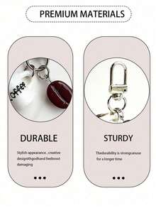 Mini Resin Coffee Cup Ornaments Can Be Hung On Backpacks, Wallets, Offices And Other Places As Decorations Or Pendants For Coffee Lovers. - Multicolor - View 4