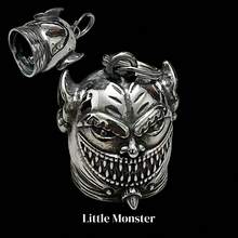 AD 1pc Motorcycle Bell For Men And Women, Bicycle Bell Accessory, Motorcycle Angel Bell, Evil-Warding Bell, Vintage Punk Motorcycle, Stainless Steel Lucky Riding Bell - Titanium Steel - Motorcycle Bell - View 8