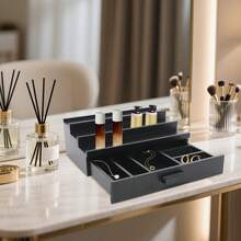 YUNRUX منظم عرض عطور 3 طبقات، رف تخزين العطور، حامل عرض العطور - C - مشاهدة 9