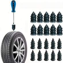 36pcs Assorted Size Vacuum Tire Repair Nails Set, Suitable For Motorcycle, Scooter Rubber Tubeless Tire Repair Tool, Glue-Free Tire Repair Nails, Suitable For Daily Tire Repair Tool. - 36pcs Tire Plug Kit - View 2
