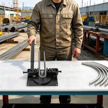 Manual Rebar Bender,Metal Rod Bar Bender,Manual Rebar Bending Machine For Steel - Black - View 5