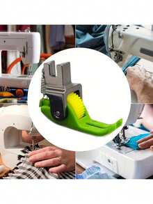 New Universal Roller Presser Foot, Suitable For Thick And Thin Fabrics, Plastic Design Prevents Fabric Jamming Or Shifting, Ideal For Narrow Thick And Thin Fabrics, Perfect For Curtains And Down Jackets - A - View 8