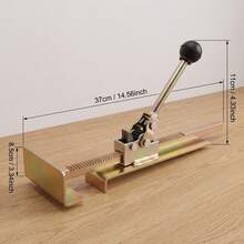 EZIFY 1Pc Ergonomic Flooring Installation Tool, Hardwood Flooring Chisel, Non‑Slip Plastic Handle, Ratchet Mechanism, For Tight Gap Fitting, Laminate/Engineered Wood Flooring Accessory - 1 - View 6