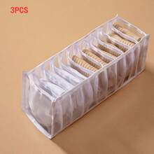 5pcs Fabric Drawer Dividers Storage Organizer Boxes, Multi-Compartment Storage Bins, Suitable For Baby Socks, Underwear And Nursery Small Items - Multicolor - View 32