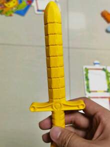 Transformable Sword Toy, 3D Printed Full Articulation, Creative Gag Gift, Stress Relief - Gold - View 4