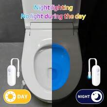 Toilet Light And Bathroom Light, Motion Sensor Night Light, Smart Light Sensor, Wide Angle Coverage, 8 Colors Optional, Ideal Gift Choice, Suitable For Bathroom And Hallway - Toilet Sensor Light - View 3
