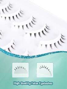 10 Pairs Of Bottom Eyelashes ,Anime Eye Perfect To Pair With Any Upper Eyelash Product For A Variety Of Makeup Looks - Black - View 4