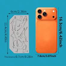 SikeSike 1pc Football Sports Silicone Mold, Chocolate Mold, Suitable For Cake Decoration, Chocolate, Pudding, Candy Silicone Mold - Multicolor - View 2