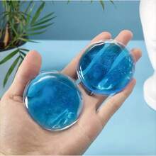 4/8 Pcs Mini Gel Ice Packs Hot Cold Eye Compress For Skin Care, Reusable Small Ice Packs For Injuries Face Eye Cooling Gel Pads - Thickened Version - View 5