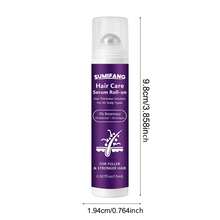 SUMIFANG No-Rinse Rollerball Scalp Serum, Contains Multiple Hair Nourishing Ingredients, Repairs Scalp, Fast Absorption, Improves Fine And Flat Hair Texture, Strengthens Hair Roots, 15ml - Full Size - View 5