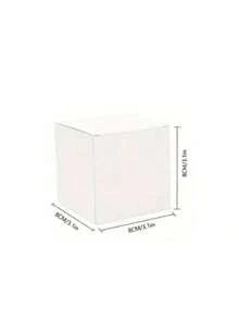 12/6/1pc White Gift Box With Lid | 5x5x5 Inch Durable Square Gift Box | Suitable For Weddings, Christmas, Holidays, Birthdays And All Other Occasions - Gift Packaging Box - View 7