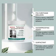 Multifunctional Transparent Waterproof Glue, Home Decoration No-Drill Leak-Proof Wear-Resistant Invisible Glue, Effectively Resists Water Penetration. Say Goodbye To Water-Related Issues, Leaks And Unpleasant Stains - A - View 8