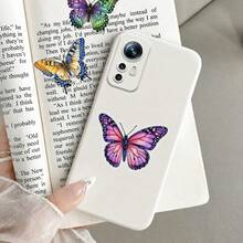 Cute Rainbow Watercolor Butterfly Sticker Pack 50Pcs, Waterproof Pastel Bug Vinyl Stickers For Back To School Journal, Notebook & DIY Craft Projects, PET Transparent Stickers - Multicolor - View 4