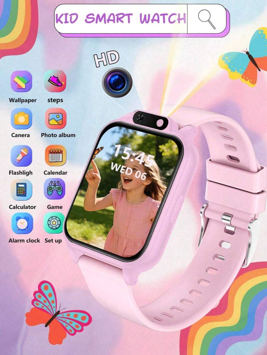 Teenager Smart Watch, 300mAh Battery, Built-In Educational Games, Touch ...