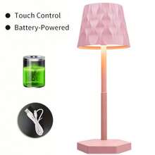 Rechargeable LED Desk Lamp With Touch Control - Stylish Minimalist Design In White, Black, Green, Gold, Coffee, Pink - USB Charging, Adjustable Color Temperature, Suitable For Dining, Bedroom, Bar, Outdoor Party, Camping, Cafe, Rechargeable Desk Lamp, Gift - Multi-color - View 6